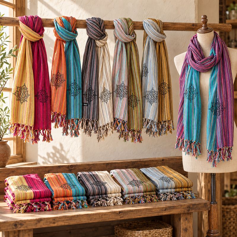 Nomad Sari Travel Blessing Schals Starter-Set – 36 Schals