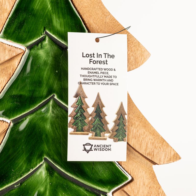 Lost in the Forest – Großer 3D-Baum (39,5 x 24 x 2,5 cm)