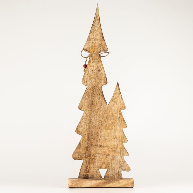 Lost in the Forest – Groß – Doppelte emaillierte Bäume – (45x15x2,5cm)