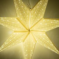 Sternlampe – Klassisch Weiß – siebenzackig – 60 cm