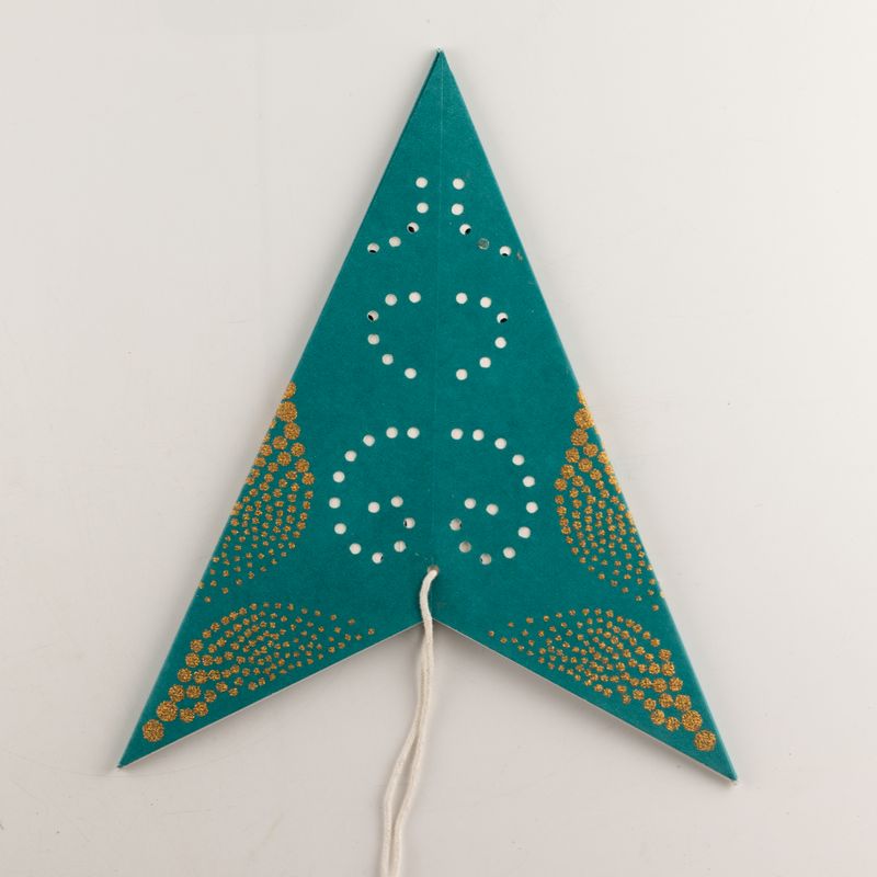 Starter-Set Lampenschirme in Sternform aus Papier – 20 Schirme inklusive Kabel & Leuchtmittel