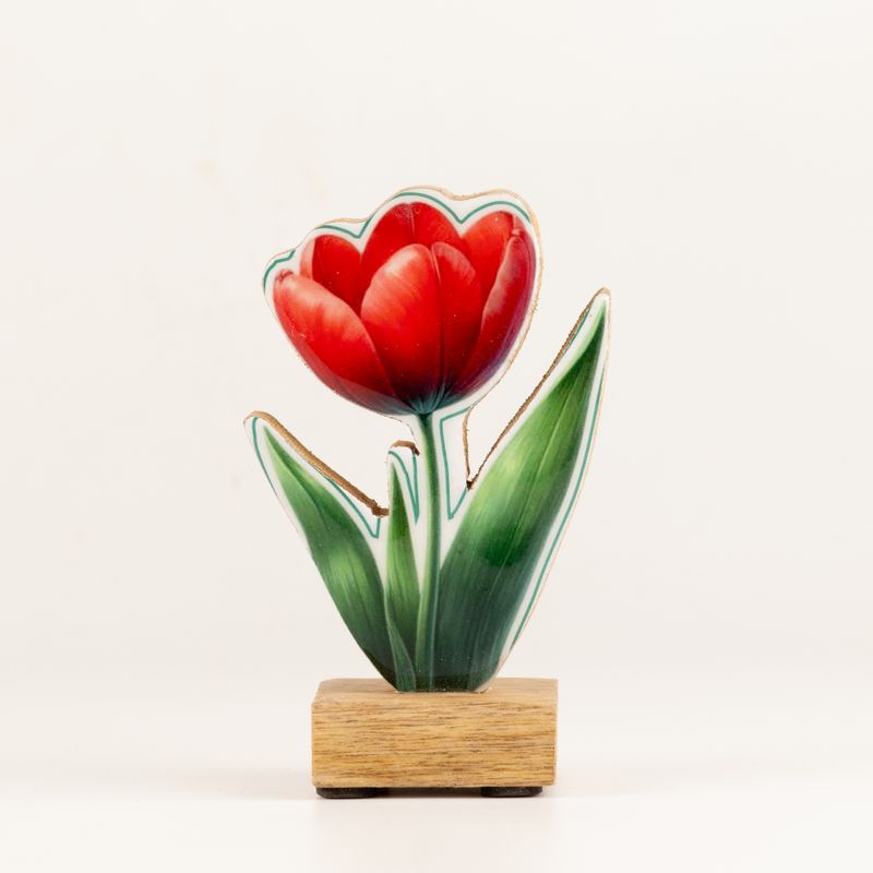 Zimmerpflanzen aus Holz – Mini-Tulpe