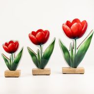 Zimmerpflanzen aus Holz – Mini-Tulpe