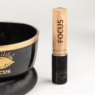 FOCUS – Schwarzes Klangschalen-Set – 15x7,5cm