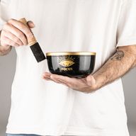 FOCUS – Schwarzes Klangschalen-Set – 15x7,5cm
