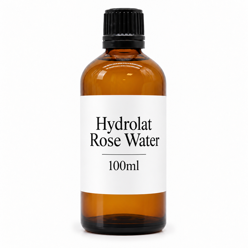 Rosenhydrolat 100ml – Weißes Etikett