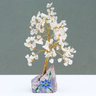 Indische Edelsteinbäume Bergkristall - 160Steine