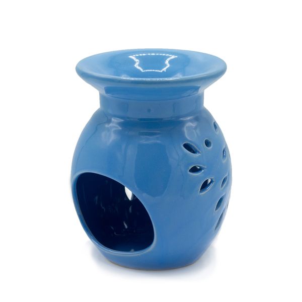 Blumen- Duftlampe - Blau