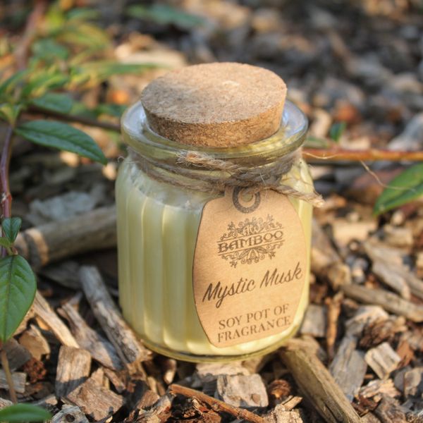 Mystischer Moschus - Sojakerzen im Glas