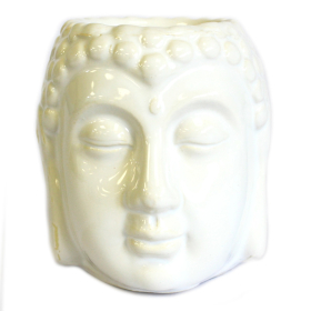 Weiße Buddha Duftlampe