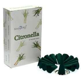 12x Citronella Räucherkegel