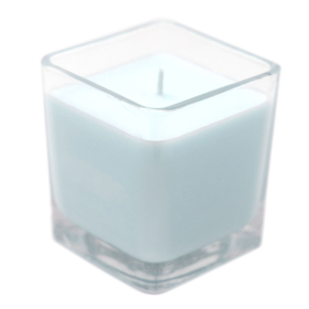 6x Soja Kerzen ohne Etikett in Glass Kerze - Babypuder