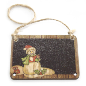 6x Weihnachtsschmuck (2er-Packung)  - Schneemann