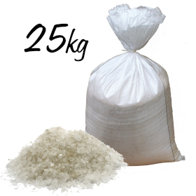 Weißes Himalaya-Badesalz 1-2mm - 25kg Sack