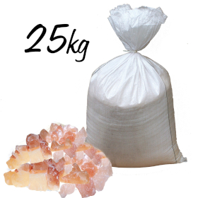 25x 1kg Rosa Himalaya-Badesalzbrocken