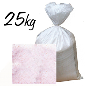25x Sack 25 kg weißes Badesalz - 2 mm