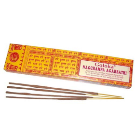 12x Goloka Nag Champa Räucherstäbchen 16g