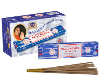 12x Nag Champa SATAY Räucherstäbchen 40g