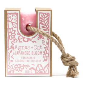 6x Seife am Seil - Japanische Blüte