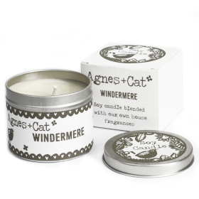 Kerze in Zinkdose in Geschenkverpackung  - Windermere
