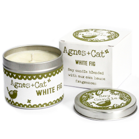 Kerze in Zinkdose in Geschenkverpackung - White Fig