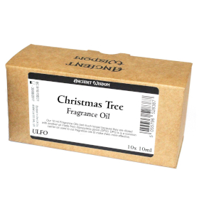 10x 10 ml Weihnachtsbaum - Duftöl (ohne Etikett)