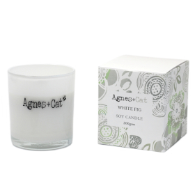 Votivkerze in Geschenkbox - White Fig
