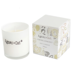 Votivkerze in Geschenkbox - Coffee and Walnut
