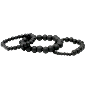 12x Verschiedene Größen Armbänder - Blackwood Beads