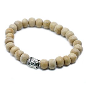 12x Duftende Sandalenperlen & Buddah Armbänder