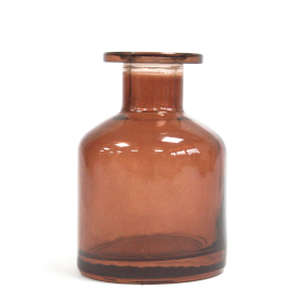 6x 140 ml Ovale alchemistische Diffusionsflasche - Bernstein
