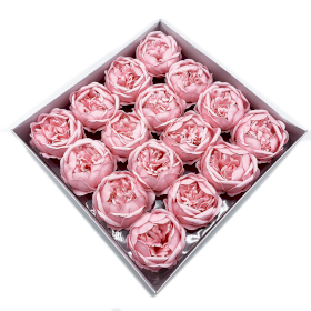 16x DIY Seifenblumen -Ext große Pfingstrose - Pink