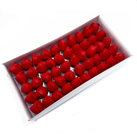 50x DIY Seifenblumen -Med Tulip - Rot