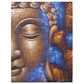 Buddha Gemälde - Kupferfarbenes Gesicht