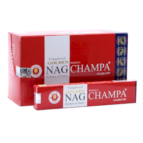 12x 15g Golden Nag - Champa Räucherstäbchen