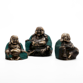 Set of 3 - Glücklicher Buddha (verschiedene Größen)