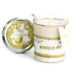 Marmeladenglas Kerze - Moroccan Roll