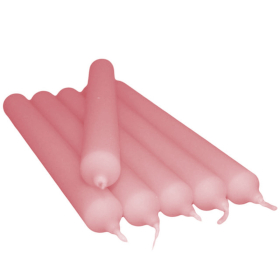 100x Antike Rose Tafelkerzen
