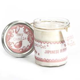 6x Marmeladenglas Kerze - Japanese Bloom