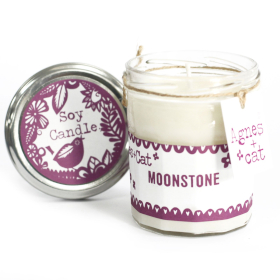 Marmeladenglas Kerze - Moonstone