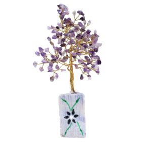 Indische Edelsteinbäume Amethyst - 160Steine