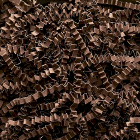 Zickzack-Papierschnipsel - Schokolade (10KG)