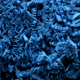 Zickzack-Papierschnipsel - Blau (10KG)