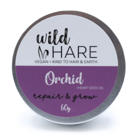 4x Wild Hare Festes Shampoo 60g - Orchidee