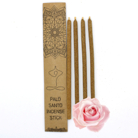 3x Palo Santo Räucherstäbchen groß - Rosen