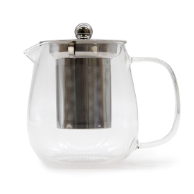 Teekanne mit Edelstahlfilter aus Glas- Klassisch - 550ml