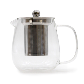Teekanne mit Edelstahlfilter aus Glas- Klassisch - 550ml In Geschenkverpackung