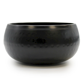 Mittlere schwarze Schale – 15 cm