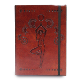Kleines Notizbuch mit Riemen -Kosmische Göttin