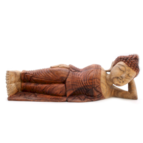 Handgeschnitzte Buddhastatue - 50cm - Schlafen
